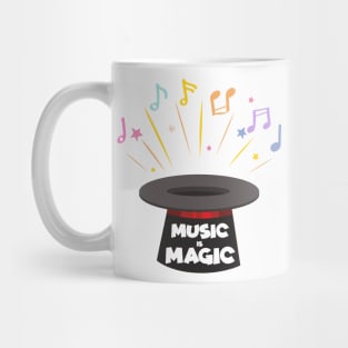 Music is Magic Music for Music Lovers T-Shirt Mug